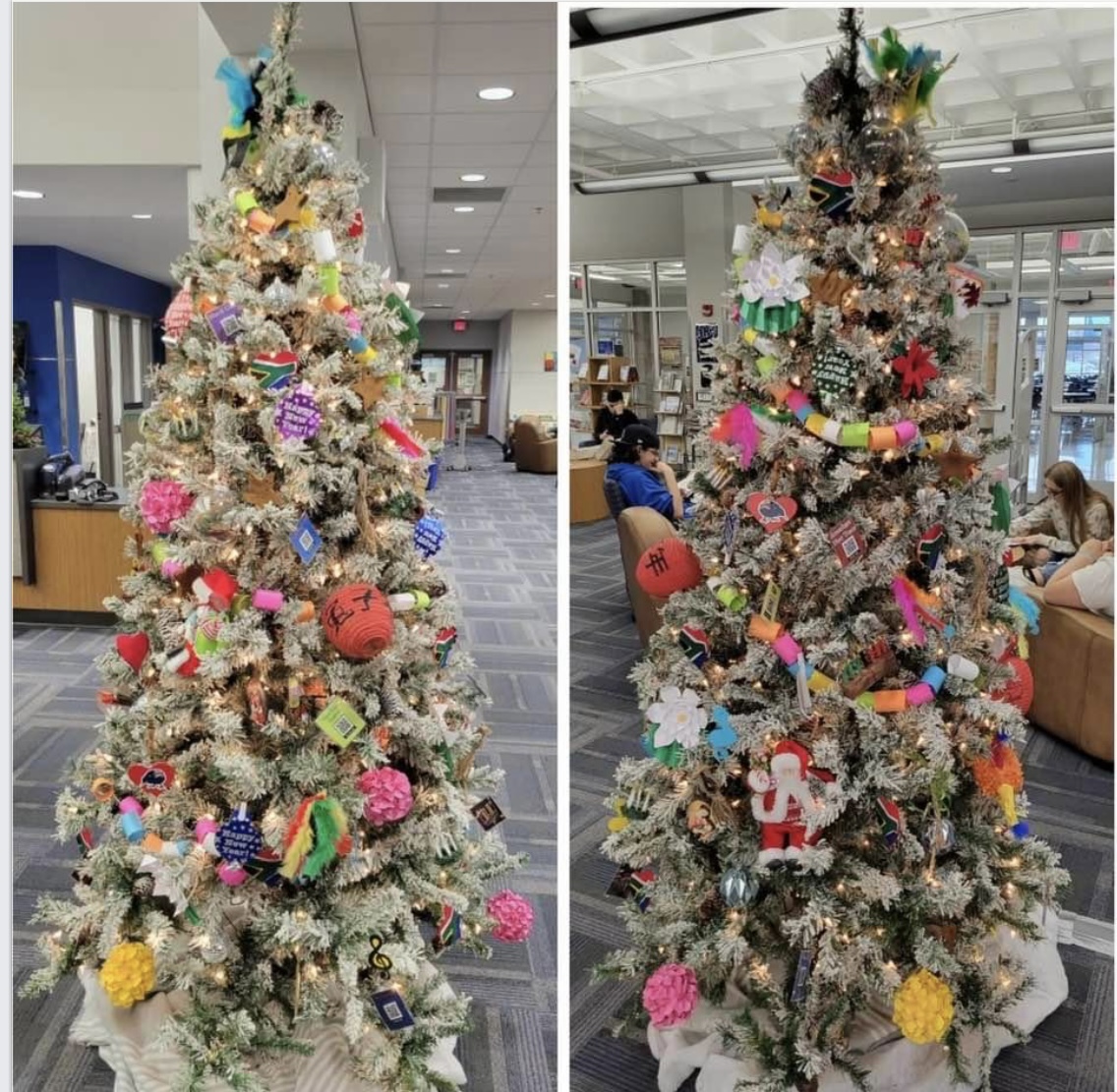 North Library Tree Represents Students and Their Home Countries ...